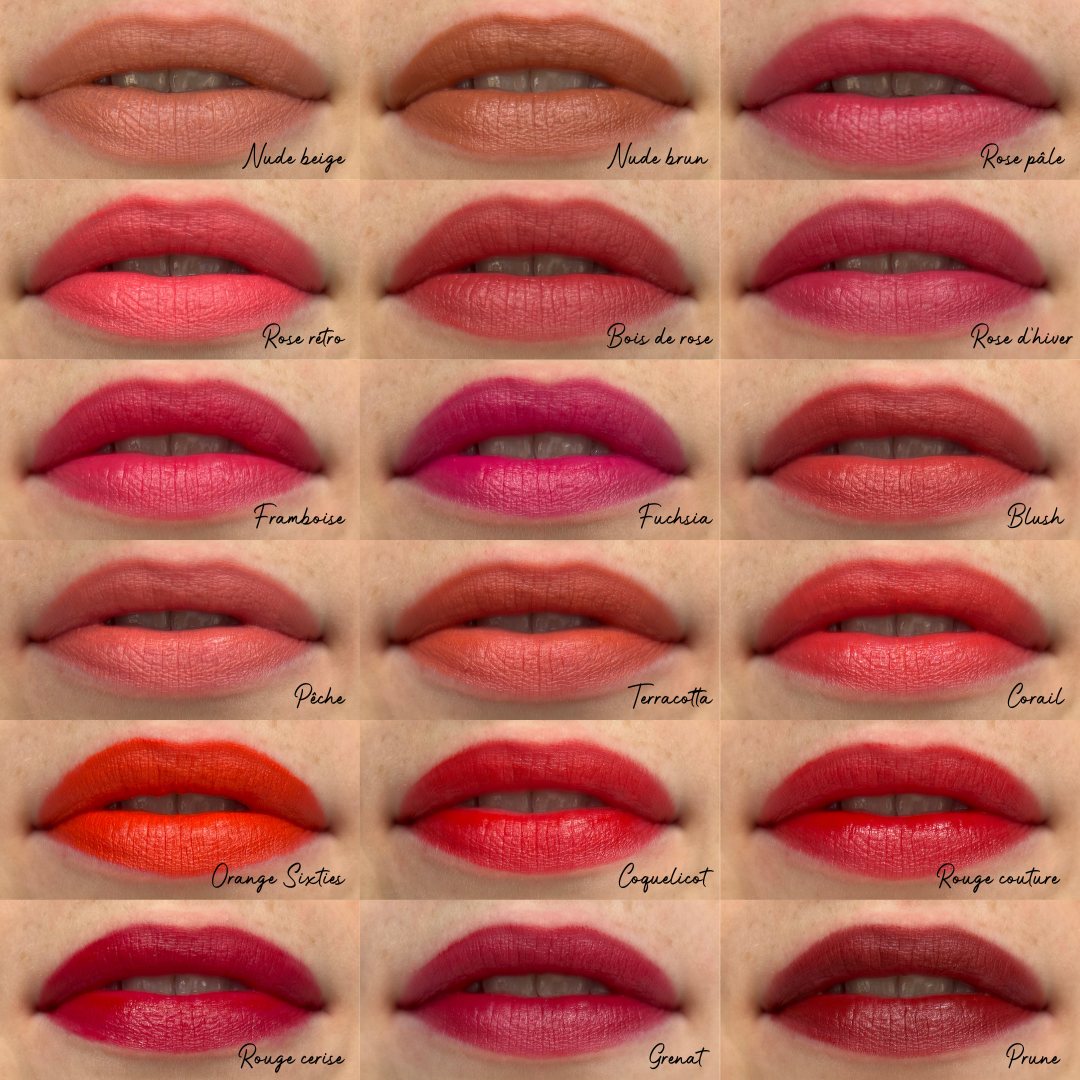 Rouge à lèvres hydratant • Framboise • Gravure au choix
